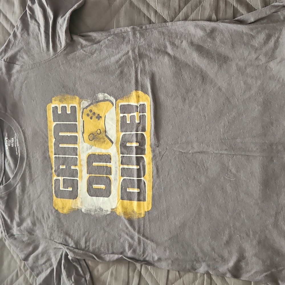 Gray 'Game On Dude!' T-Shirt